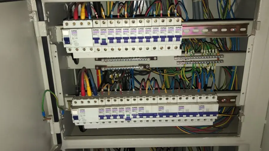 Distribution board wiring and breakers serviced by SG Electrician 24hrs