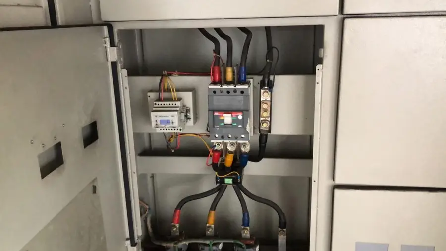 Electrical supply panel and meter inspected by an electrician in Singapore